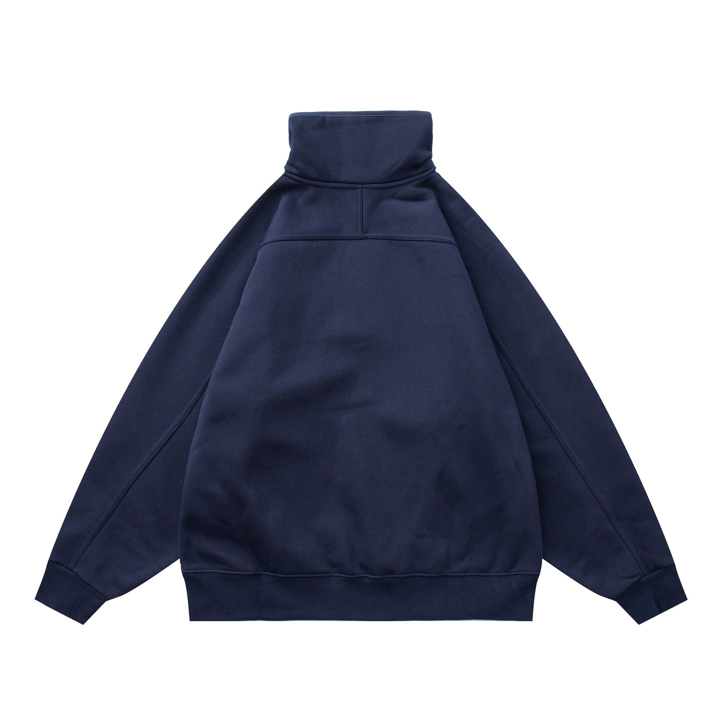 Streetwear Oversized Fleece High Neck Sweatshirt