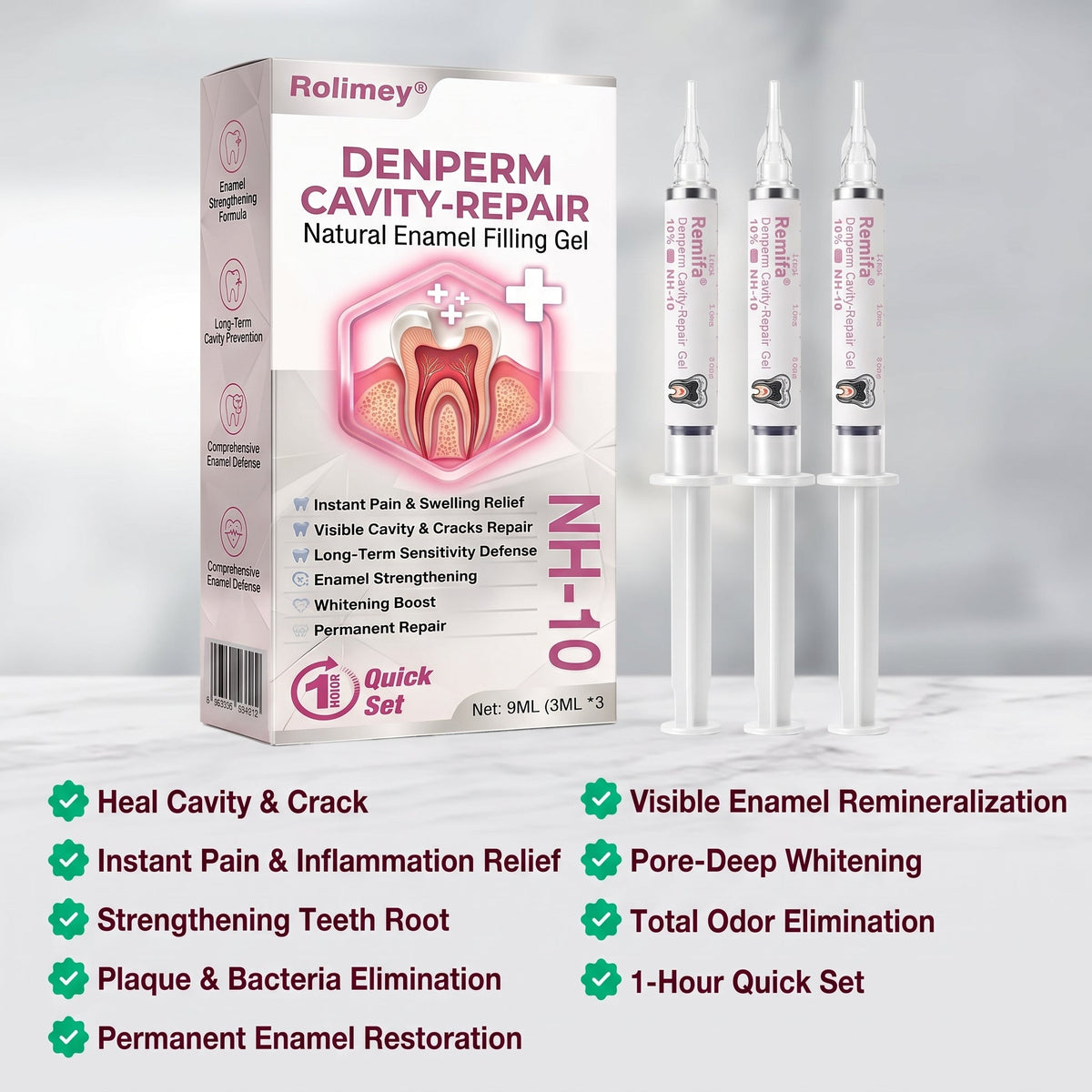 Tervence® Natural Enamel Restoration Gel for Cavity Repair
